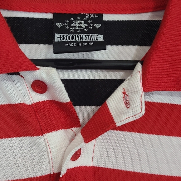 (852) Brooklyn State Men's Classic Short Sleeve Three Button Polo, Size: 2XL - Picture 10 of 16